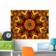 Christmas Flower Mandala Wall Mural