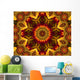 Christmas Flower Mandala Wall Mural