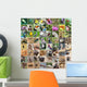 Wildlife collage Wall Mural