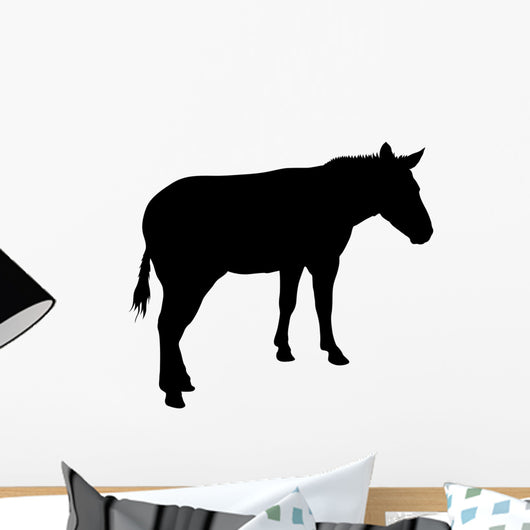 Donkey Animal Silhouette Wall Decal
