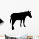 Donkey Animal Silhouette Wall Decal