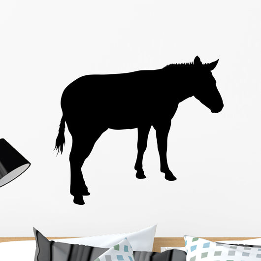 Donkey Animal Silhouette Wall Decal
