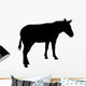 Donkey Animal Silhouette Wall Decal