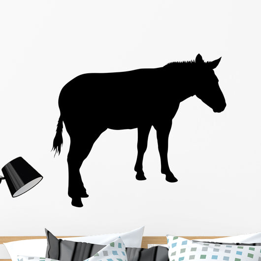 Donkey Animal Silhouette Wall Decal