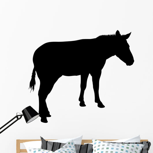 Donkey Animal Silhouette Wall Decal