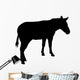 Donkey Animal Silhouette Wall Decal
