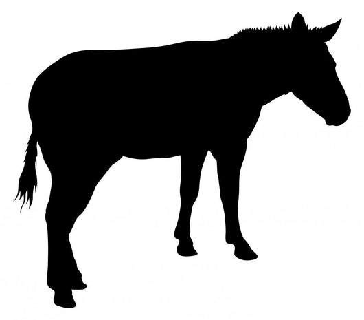 Donkey Animal Silhouette Wall Decal