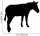 Donkey Animal Silhouette Wall Decal