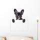 dog keeps a sheet of paper Wall Decal