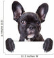 dog keeps a sheet of paper Wall Decal
