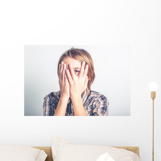 shy boy Wall Mural