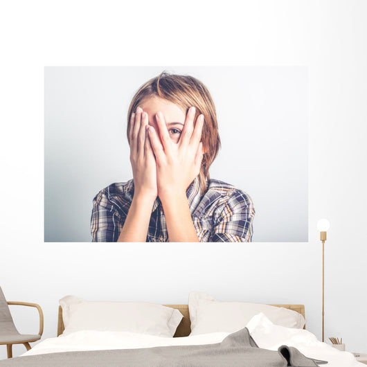 shy boy Wall Mural