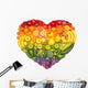 Healthy Rainbow Heart Wall Decal