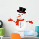 Snowman Wall Decal
