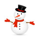 Snowman Wall Decal