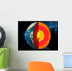 Earth core Wall Mural