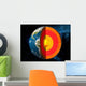 Earth core Wall Mural