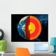 Earth core Wall Mural