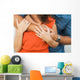 Couple Hugging Wall Mural
