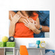 Couple Hugging Wall Mural