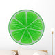 Lime Cutout Wall Mural
