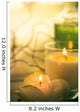 Scented Candles Attributes Rest Relaxation Wall Mural