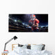 American football sportsman player in stadium Wall Mural