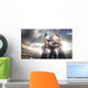 American football players in action on stadium Wall Mural