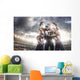 American football players in action on stadium Wall Mural