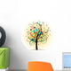 Abstract Colorful Musical Tree