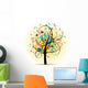 Abstract Colorful Musical Tree