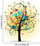 Abstract Colorful Musical Tree
