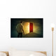 Bright glowing door Wall Mural