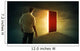 Bright glowing door Wall Mural