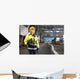 Industrial Harbor inspector Wall Mural