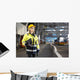 Industrial Harbor inspector Wall Mural