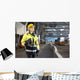 Industrial Harbor inspector Wall Mural