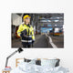 Industrial Harbor inspector Wall Mural