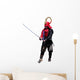 Samurai with Sword-fighting Position Wall Decal
