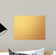 Floral Pattern Gold Wallpaper Wall Decal