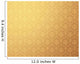 Floral Pattern Gold Wallpaper Wall Decal