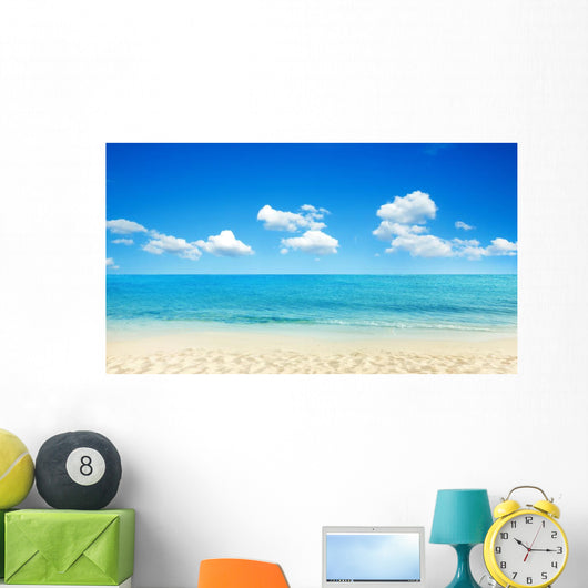 Calm Beach Sea Wall Mural