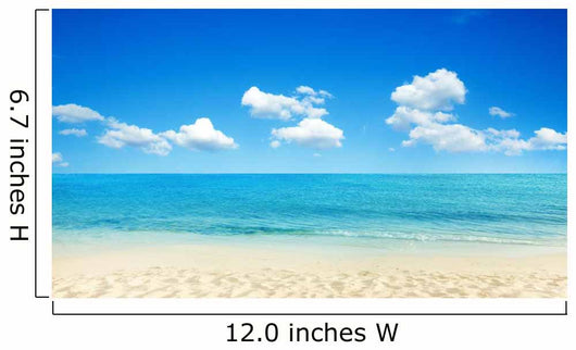 Calm Beach Sea Wall Mural