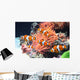 Sea anemone and clown fish Wall Mural