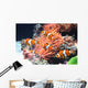 Sea anemone and clown fish Wall Mural