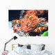 Sea anemone and clown fish Wall Mural
