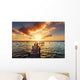 Boardwalk on beach Wall Mural