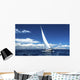 Open Ocean Sailing Yacht Wall Decal