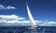 Open Ocean Sailing Yacht Wall Decal