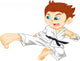 karate boy Wall Decal
